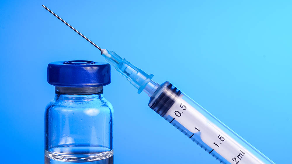 Medicine in vials and syringe